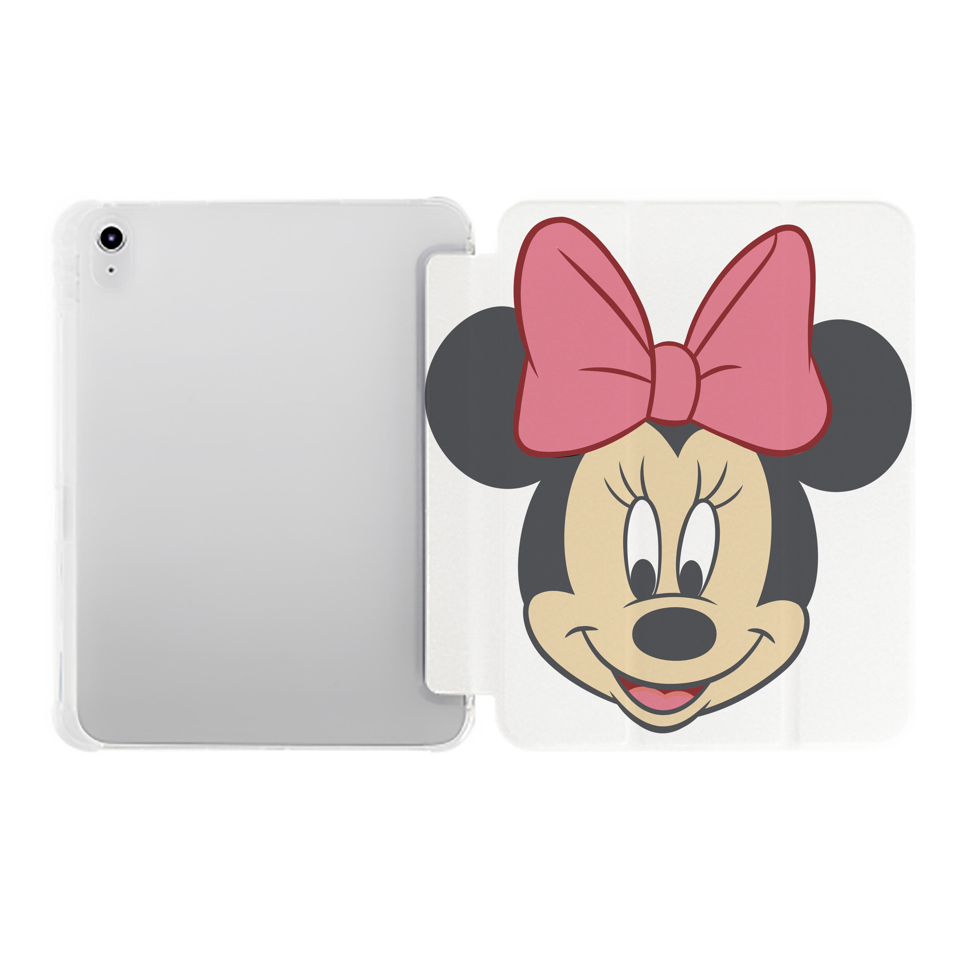 （画像用） ミッキーマウス Mickey Mouse IPad ケース ペン収納付き 三つ折りスタンド PUレザー×シリコン 対応機種9.5/10.5/10.9インチ